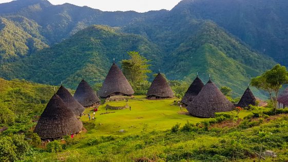 picture of wae rebo village flores indonesia